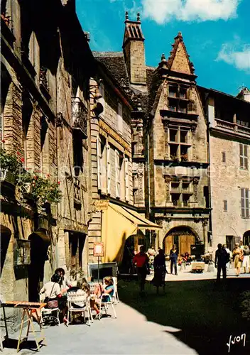 AK / Ansichtskarte Sarlat en Perigord_24_Dordogne Pays des Truffes et des Chateaux Capitale du Perigord Noir 