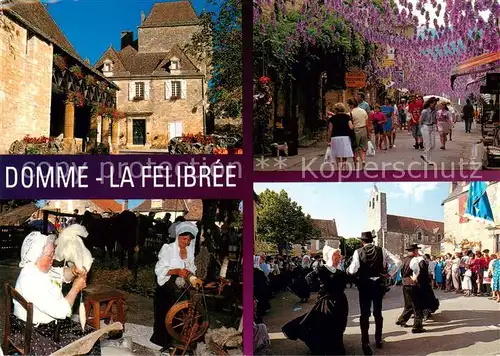 AK / Ansichtskarte Domme_24_Dordogne La Felibree Vue partielle 