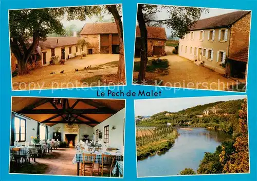 AK / Ansichtskarte Vitrac_24_Dordogne Le Pech de Malet Chambres confort Cuisinepaysanne Calme Promenades Baignades 