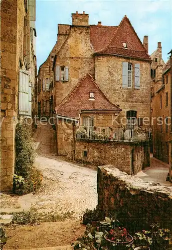 AK / Ansichtskarte Sarlat en Perigord_24_Dordogne Dans la Cite Medievale 