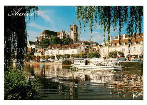 AK / Ansichtskarte Auxerre_89 Yonne et la cathedrale Saint Etienne 