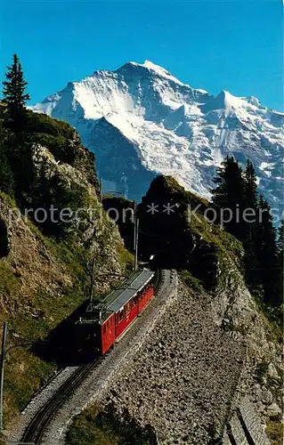 AK / Ansichtskarte 73814864 Bergbahn Schynige Platte Jungfrau Grindelwald  Bergbahn