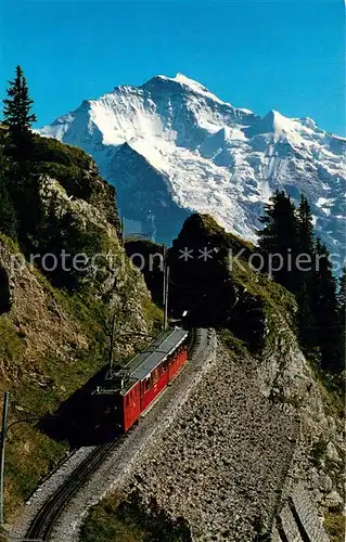 AK / Ansichtskarte  Bergbahn Schynige Platte Jungfrau Grindelwald  Bergbahn