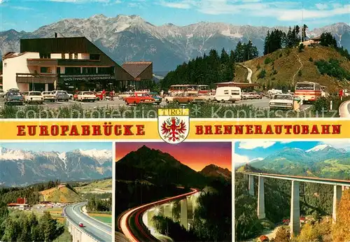 AK / Ansichtskarte  Autobahn Europabruecke Brennerautobahn 