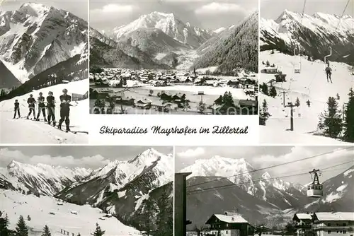 AK / Ansichtskarte  Seilbahn_Cable-Car_Telepherique Mayrhofen im Zillertal 