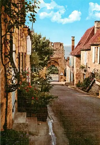 AK / Ansichtskarte Domme_24_Dordogne Le Village fleurie 