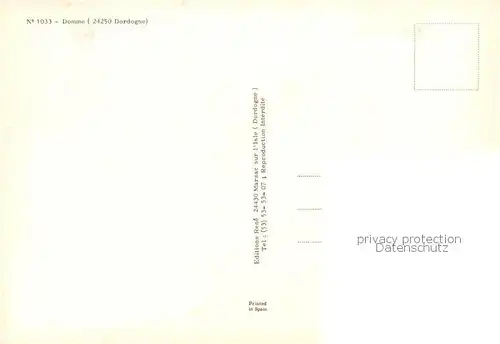 AK / Ansichtskarte Domme_24_Dordogne Panorama Vue d ensemble 