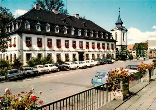 AK / Ansichtskarte  Bad_Neustadt Schloss und Badehotel Bad_Neustadt