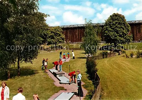 AK / Ansichtskarte 73814943 Bad_Rothenfelde Minigolf am Neuen Gradierwerk Bad_Rothenfelde