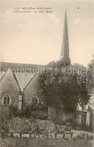 AK / Ansichtskarte Ruille sur Loir La Communaute La vielle Eglise Ruille sur Loir