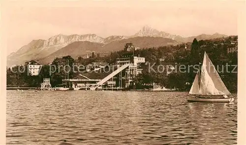 AK / Ansichtskarte Lac_Leman_Genfersee_GE Panorama 
