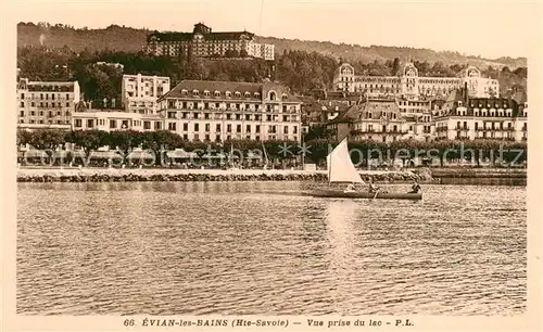 AK / Ansichtskarte Evian les Bains_74 Vue prise du lac 