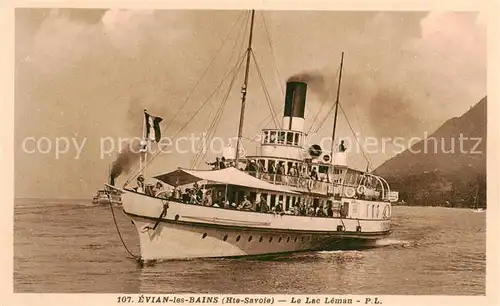 AK / Ansichtskarte Evian les Bains_74 Le Lac Leman 