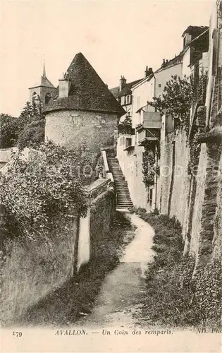 AK / Ansichtskarte Avallon_89 Un Coin des remparts 