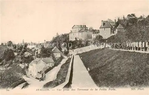 AK / Ansichtskarte Avallon_89 Vue prise des Terreaux de la Petite Porte 