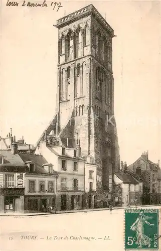 AK / Ansichtskarte Tours_37 La Tour de Charlemagne 