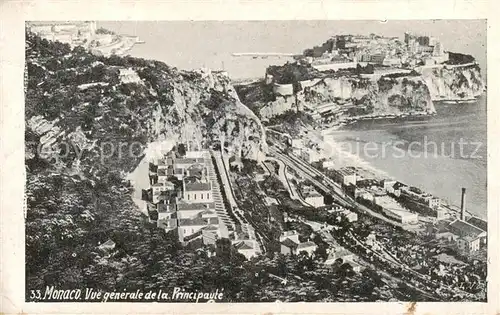 AK / Ansichtskarte  Monaco Vue generale de la Principaute Monaco