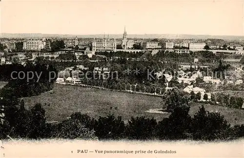 AK / Ansichtskarte Pau_64 Vue panoramique prise de Guindalos 