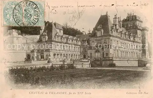 AK / Ansichtskarte Villandry_37_Indre et Loire Chateau de Villandry fin du XVIe Siecle 