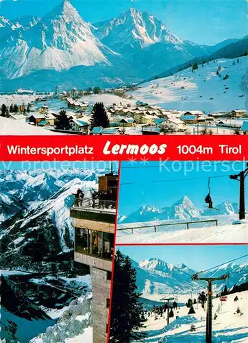 AK / Ansichtskarte 73815050 Sessellift_Chairlift_Telesiege Lermoos Tierol  