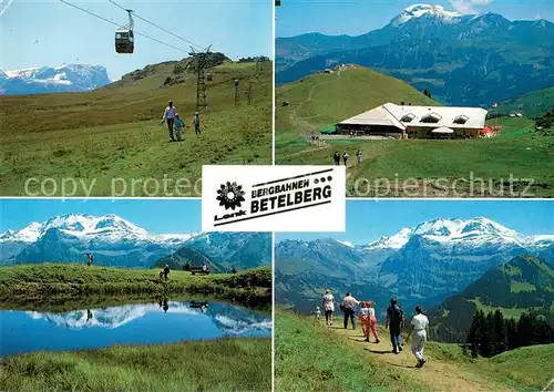 AK / Ansichtskarte 73815060 Seilbahn_Cable-Car_Telepherique Bergbahn Betelberg Berner Oberland Leiterli  