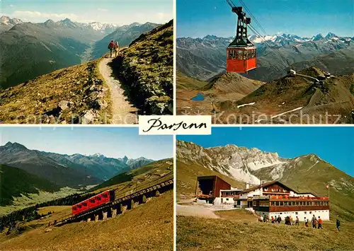 AK / Ansichtskarte  Seilbahn_Cable-Car_Telepherique Davos Parsennhuette  