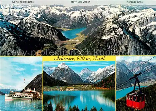 AK / Ansichtskarte 73815074 Dampfer_Binnenschifffahrt Achensee Tirol Bayrische Alpen  