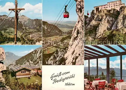 AK / Ansichtskarte  Seilbahn_Cable-Car_Telepherique Predigtstuhl Bad Reichenhall 