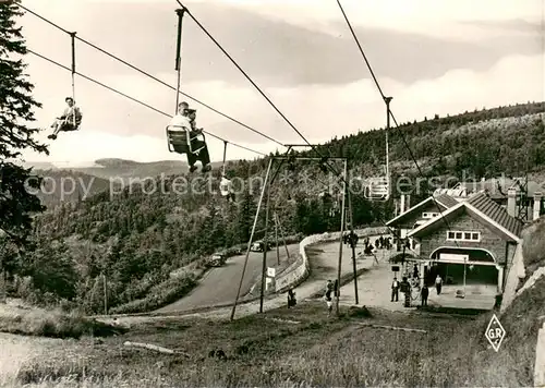 AK / Ansichtskarte  Sessellift_Chairlift_Telesiege Les Vosges Pittoresques  Col de la Schlucht 