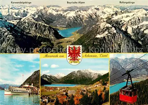 AK / Ansichtskarte 73815095 Dampfer_Binnenschifffahrt Maurach am Achensee Tirol 