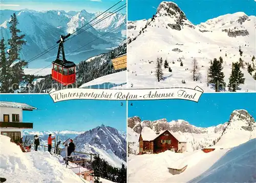 AK / Ansichtskarte  Seilbahn_Cable-Car_Telepherique Rofan Achensee Tirol 