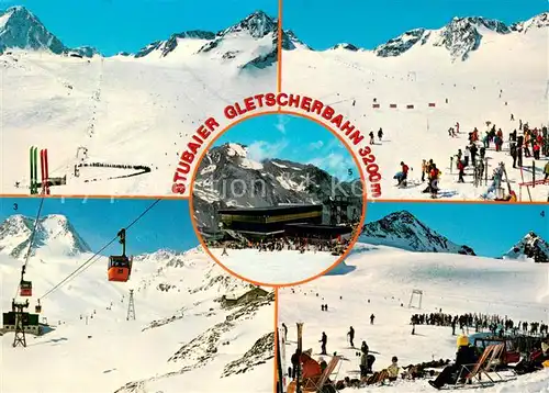 AK / Ansichtskarte 73815113 Seilbahn_Cable-Car_Telepherique Stubaier Gletscherbahn 
