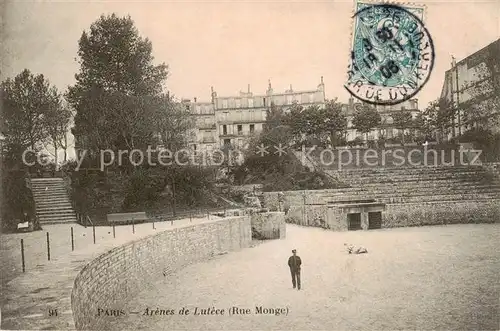AK / Ansichtskarte Paris_75 Arenes de Lutece Rue Monge 