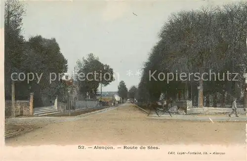 AK / Ansichtskarte Alencon_61 Route de Sees 