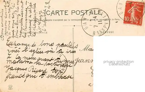 AK / Ansichtskarte Gan_64 Eglise 