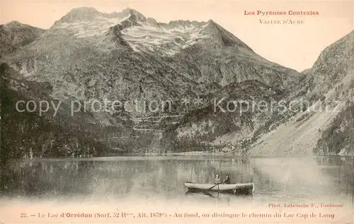 AK / Ansichtskarte Lac_d_Orredon Auf fond un distingue le chemin du Lac Cap de Long 