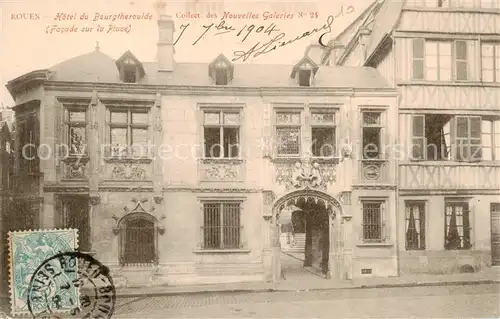 AK / Ansichtskarte Rouen_76 Hotel de Bourgtheroulde 