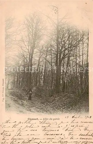 AK / Ansichtskarte Clamart_92 Allee du garde 