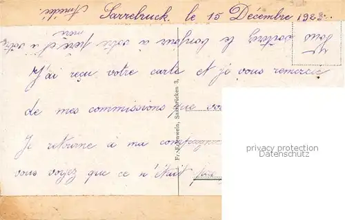 AK / Ansichtskarte  Saarbruecken Alleestrasse Saarbruecken