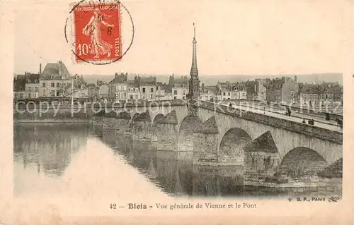 AK / Ansichtskarte Blois_41 Vue generale de Vienne et le Pont 