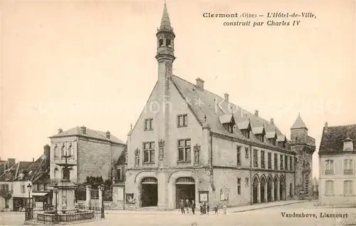 AK / Ansichtskarte Clermont_60_Oise Hotel de Ville  