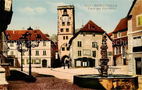 AK / Ansichtskarte Ribeauville_Haut_Rhin_Alsace_68 Tour des Bouchers 