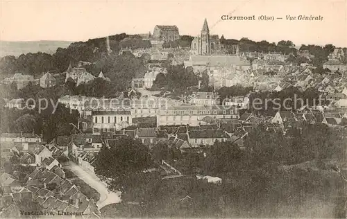 AK / Ansichtskarte Clermont_60_Oise Vue generale 