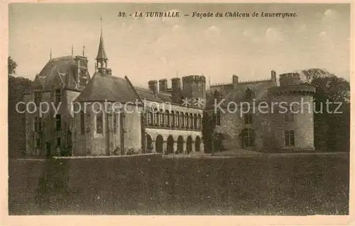 AK / Ansichtskarte La_Turballe_44_Loire Atlantique Facade du Chateau de Lauvergnac 