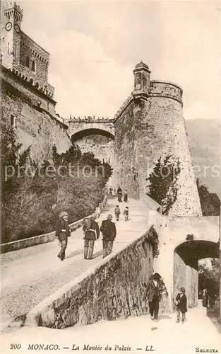 AK / Ansichtskarte  Monaco La Monte du Palais Monaco