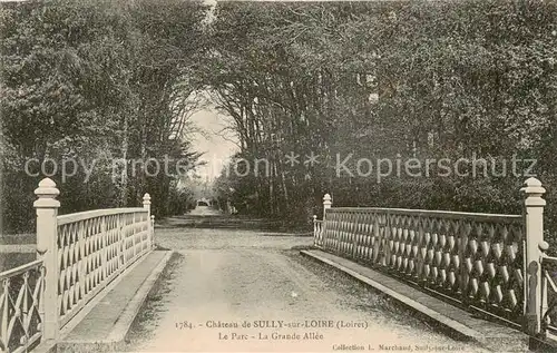 AK / Ansichtskarte Sully sur Loire Le Parc La Grande Allee Sully sur Loire