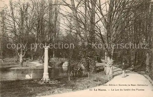AK / Ansichtskarte Le_Mans_Sarthe Le Lac du Jardin des Plantes Le_Mans_Sarthe