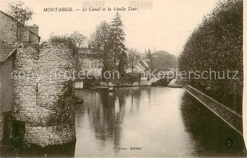 AK / Ansichtskarte Montargis_45 Le Canal et la Vieille Tour 