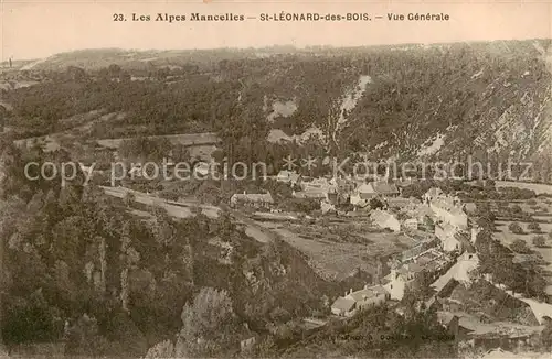 AK / Ansichtskarte Saint Leonard des Bois Vue generale Saint Leonard des Bois