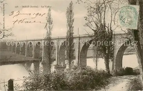 AK / Ansichtskarte Sable sur Sarthe_72 Le Viaduc 